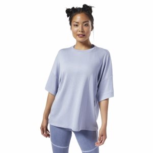 Reebok Nature X T Shirt Damen - HellBlau - DE 716-JMA